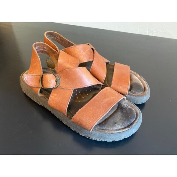 GH Bass & Co Sunjuns Brown Leather Strappy Comfort Slingback Sandals Mens 10M - Picture 10 of 13